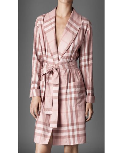 burberry silk robe