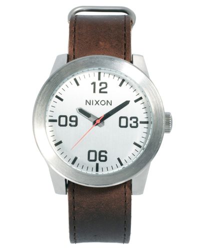 nixon corporal leather