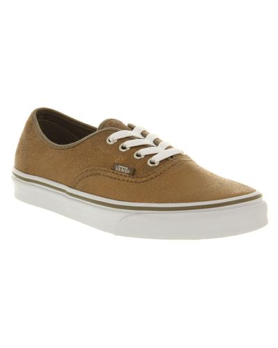 champagne vans shoes