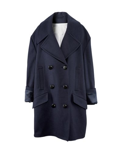 h&m black wool coat