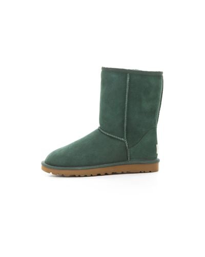 UGG Classic Short Boots in Green - Lyst