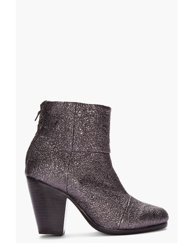 rag and bone silver boots