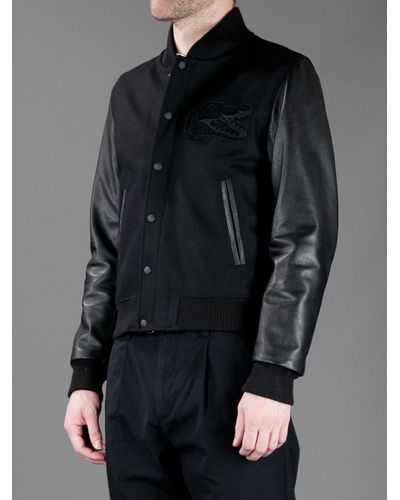 leather jacket lacoste