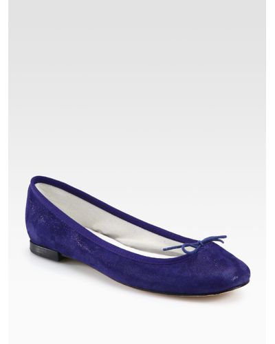 repetto suede ballet flats