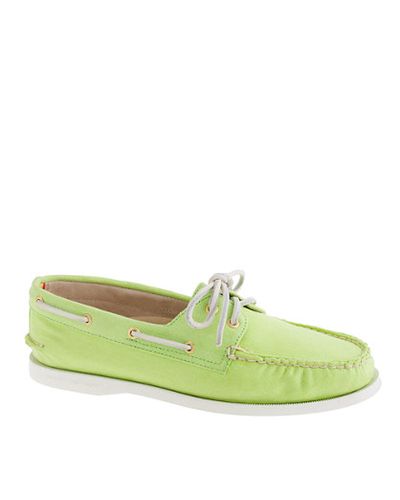 J Crew Sperry Topsider For Jcrew Authentic Original 2eye Boat Shoes In Pastel In Green Lyst J Crew Sperry Topsider For Jcrew Authentic Original 2eye Boat Shoes In Pastel In Green Lyst