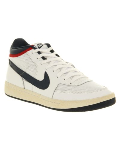 Nike Challenge Court Mid Vintage in White for Men - Lyst