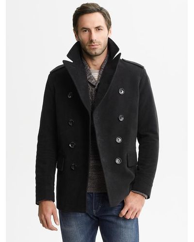 Banana republic mens peacoat clearance