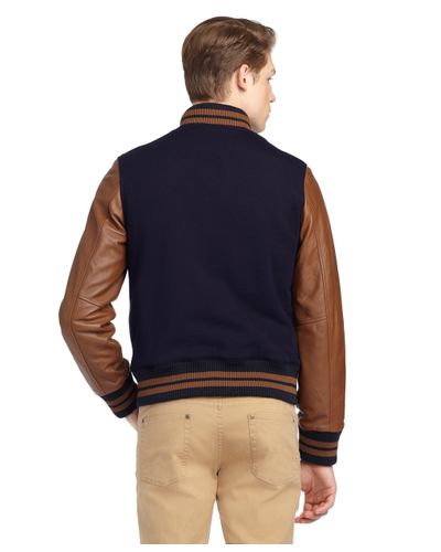 brooks brothers varsity jacket
