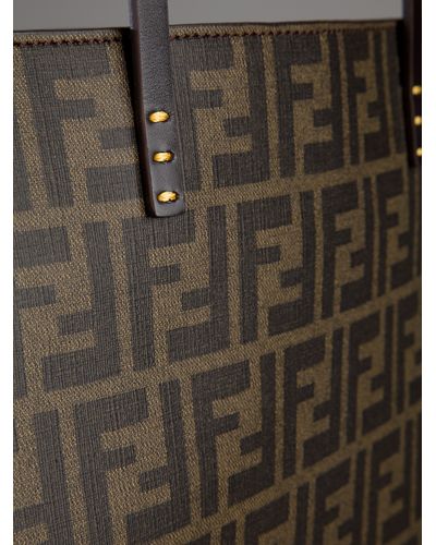 fendi shopper bag monogram