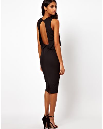 midi dress open back