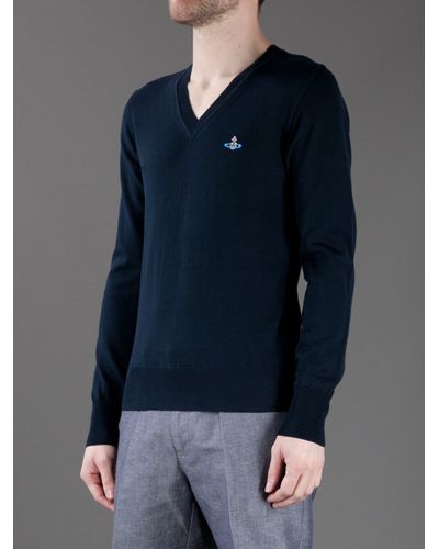 vivienne westwood blue jumper