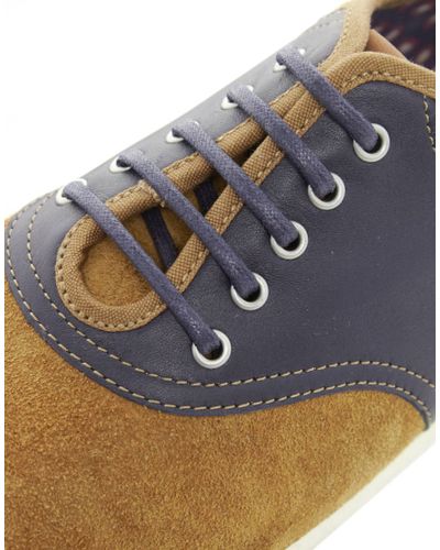 fred perry brown shoes