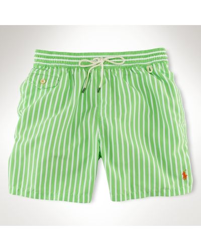 polo ralph lauren striped swim shorts
