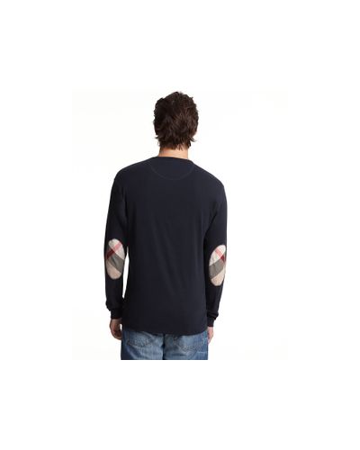 men's long sleeve shirt with elbow patches