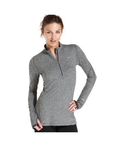 nike dri fit half zip pullover