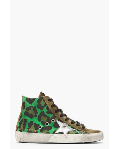 golden goose high top leopard
