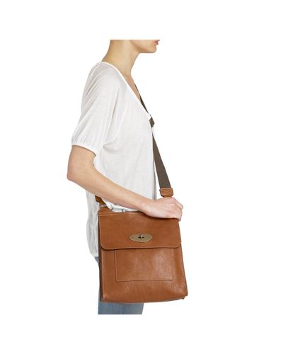 Mulberry Antony Messenger in Oak Natural Leather (Brown) for Men - Lyst