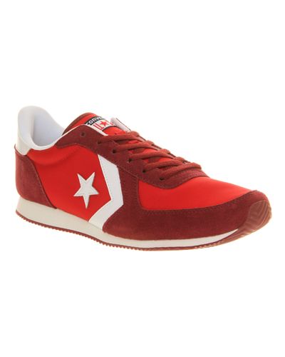 Converse Arizona Racer Cranberry Varsity Red White | Lyst