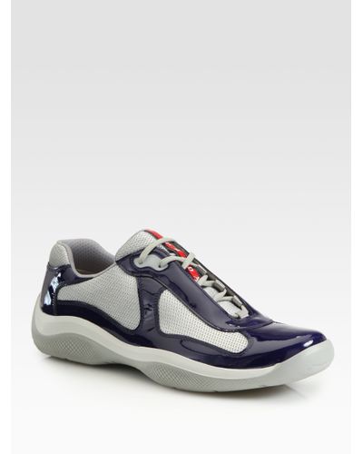 high top patent leather pradas