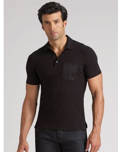 Prada Polo Shirt in Nero (Black) for Men - Lyst