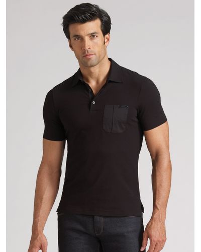 prada men's polo shirts