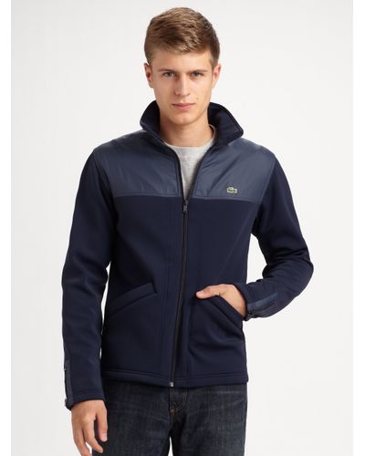 lacoste fleece jacket