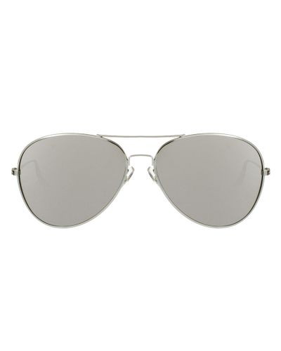 Fred Perry Asos Silver Aviator Sunglasses with Mirrored Lens in Metallic  for Men - Lyst