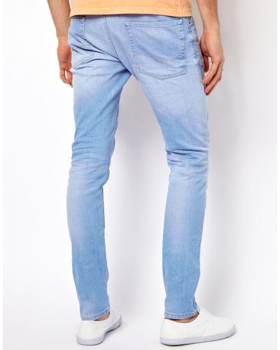 G-Star RAW Jack Jones Ben Original Skinny Fit Jeans in Blue for Men - Lyst
