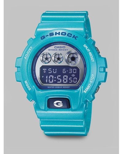 g shock watches blue