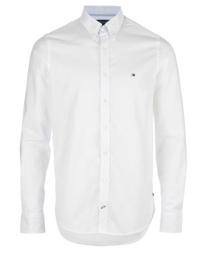 white tommy hilfiger button up
