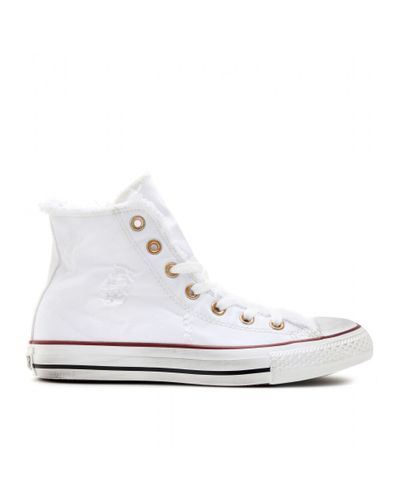 white denim converse