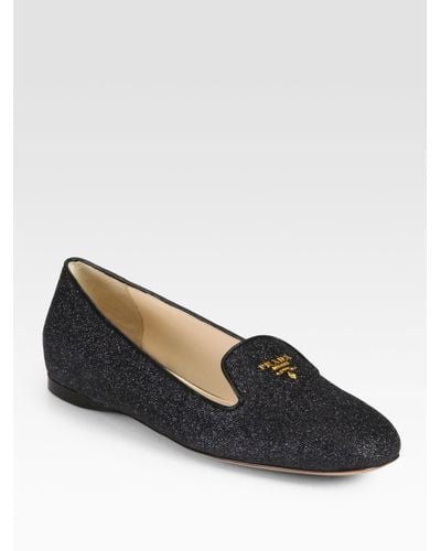 prada fuzzy slippers