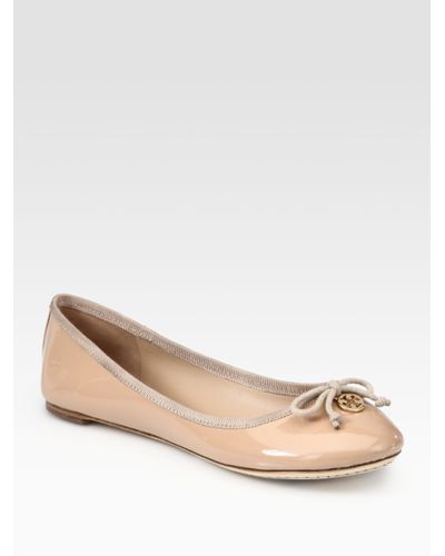 tory burch nude flats