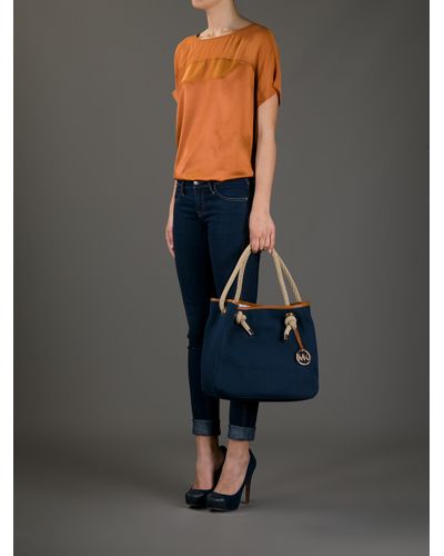 michael kors purse with rope handles
