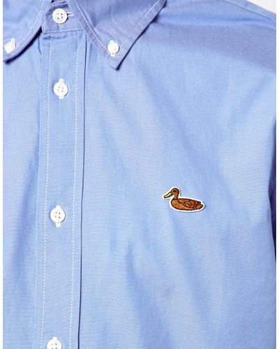 Carhartt Duck Shirt in Blue for Men - Lyst