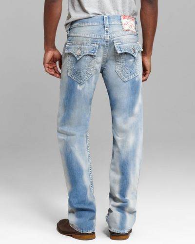 True Religion Jeans Ricky Super T Straight Fit in Hastings Pass in Blue for  Men - Lyst