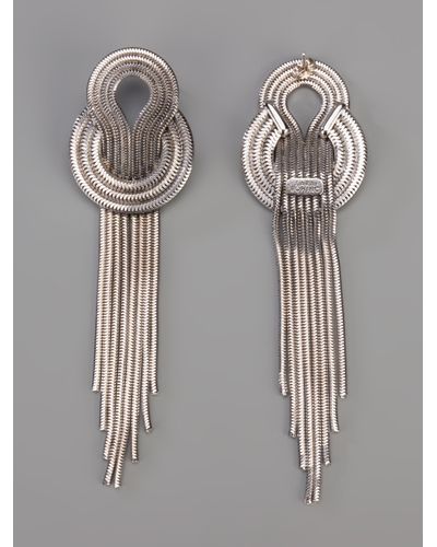 Lara Bohinc Saturn Earrings in Metallic - Lyst