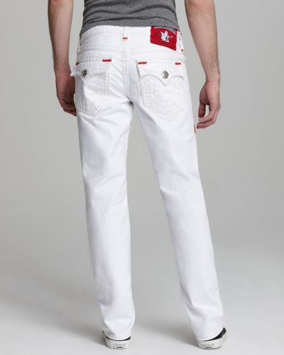 white true religion jeans