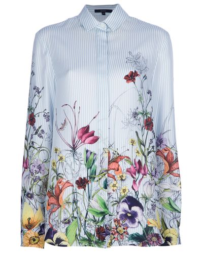 gucci floral shirt women's