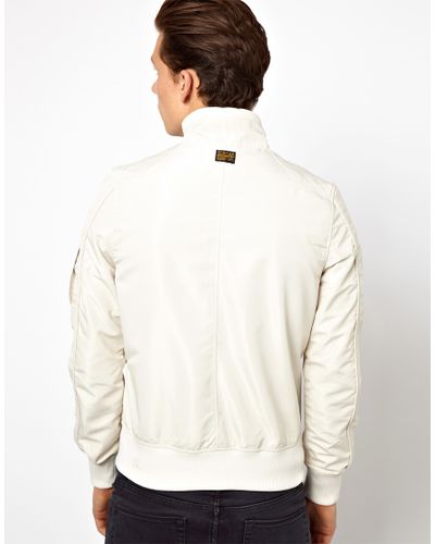 g star raw white jacket
