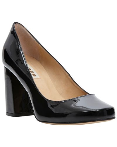 Dune Agaze Block Heel Court Shoes in Patent Black (Black) | Lyst UK