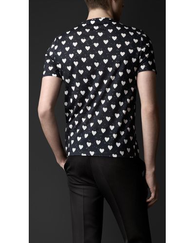 burberry heart print shirt