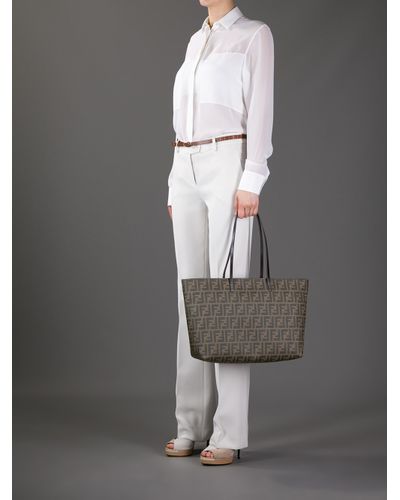 fendi monogram tote bag