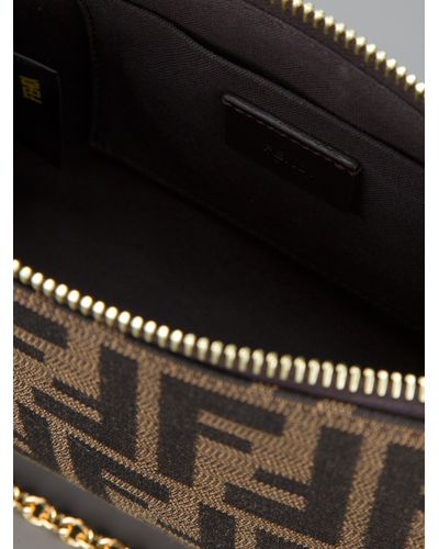 Fendi Monogram Pochette in Tobacco (Brown) | Lyst