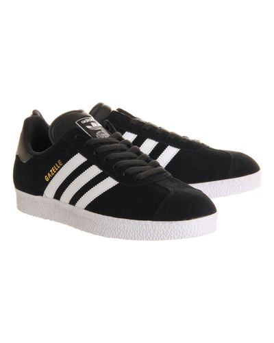 mens black gazelles sale