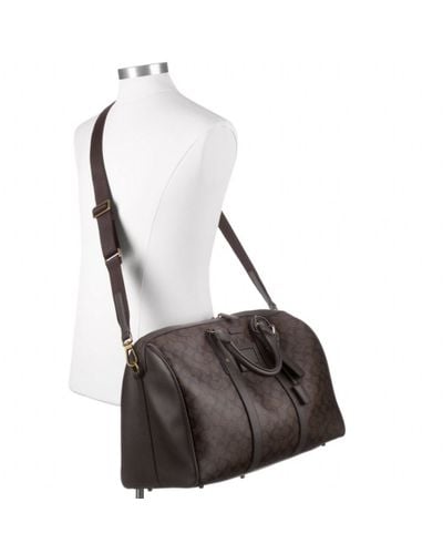 coach monogram duffle bag