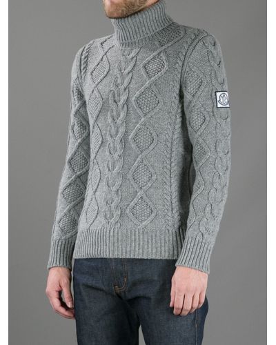 grey moncler jumper