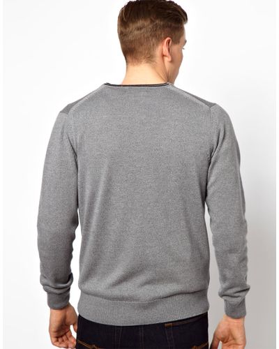 fred perry grey jumper