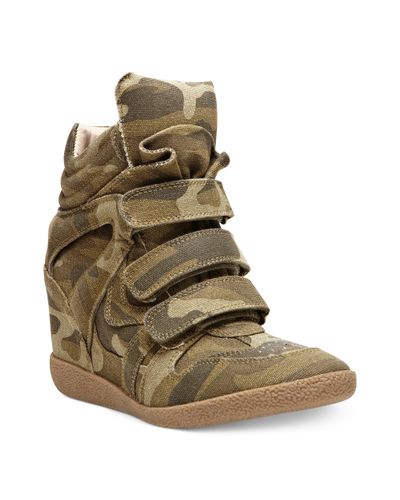 steve madden hilight wedge sneakers