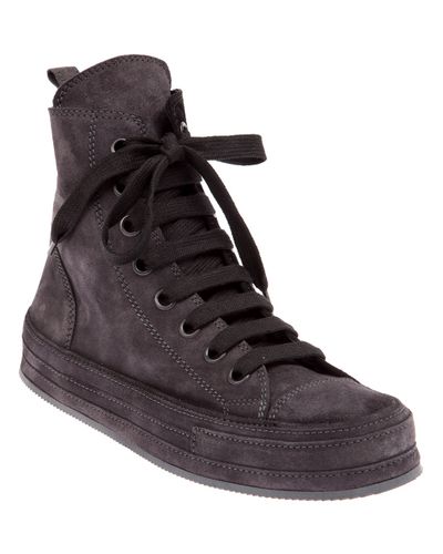 Ann Demeulemeester Contrast Panel Sneaker in Grey (Gray) - Lyst
